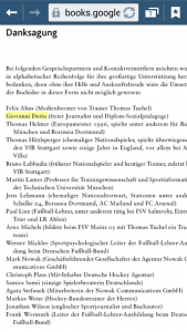 Danksagung am Ende des neu erscheinenden Buches von Matthias Greulich und Elmar Neveling "Anatomie des modernen Spiels".