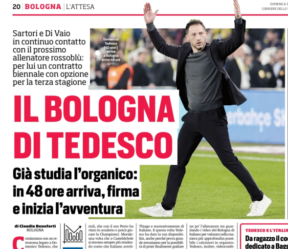 Fußball, Porträts & Biographien: Von Aue bis Bologna – Domenico Tedesco vor dem Engagement beim ambitionierten SerieA-Club Bologna: Der Italo-Schwabe kehrt zu seinen Wurzeln zurück… Eine ganz spannende Personalie für Italien!